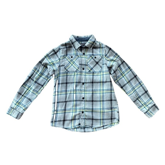 Oshkosh Bgosh Cotton Plaid Button Up Shirt - Picture 1 of 5